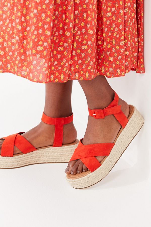 Cora Flatform Espadrille Sandal | Urban Outfitters (US and RoW)