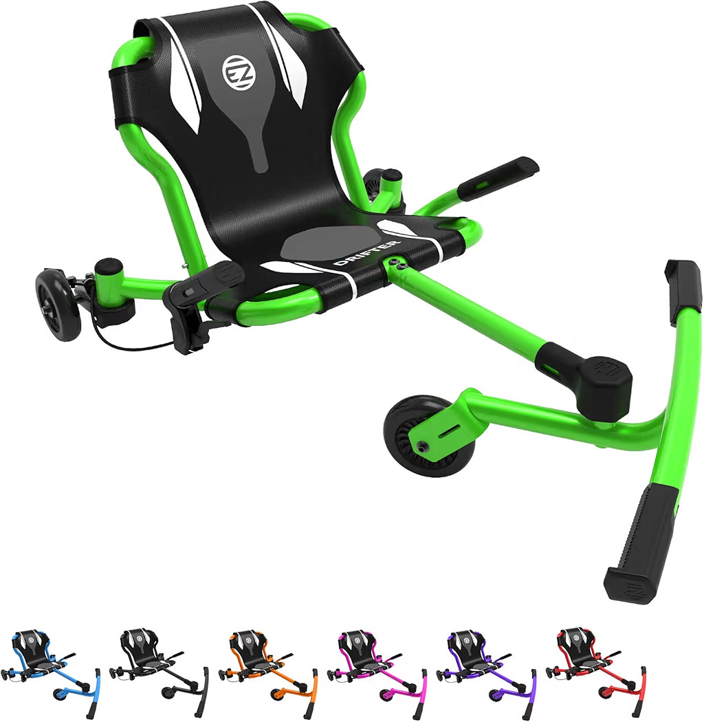 EzyRoller New Drifter-X Ride on Toy for Ages 4 and Older, Up to 150lbs. - Green | Amazon (US)