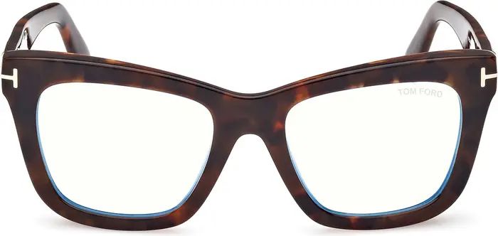 TOM FORD 52mm Square Blue Light Blocking Glasses | Nordstrom | Nordstrom