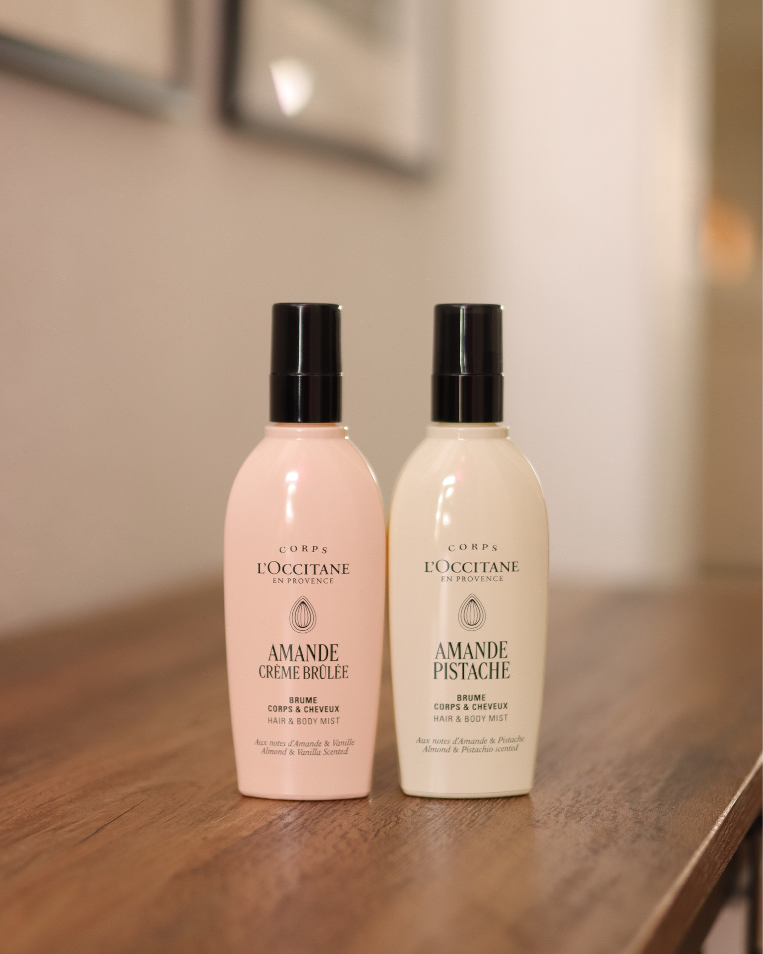 The way these hair and body mists from L’Occitane have me smelling so good! Like the most sweet, delicious dessert you’ve ever had.