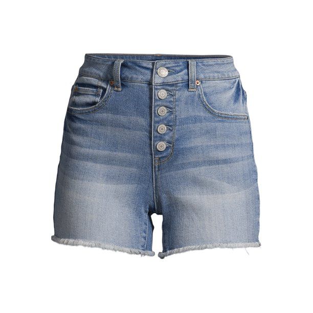 Time and Tru Women's 5-Button Core Shorts | Walmart (US)