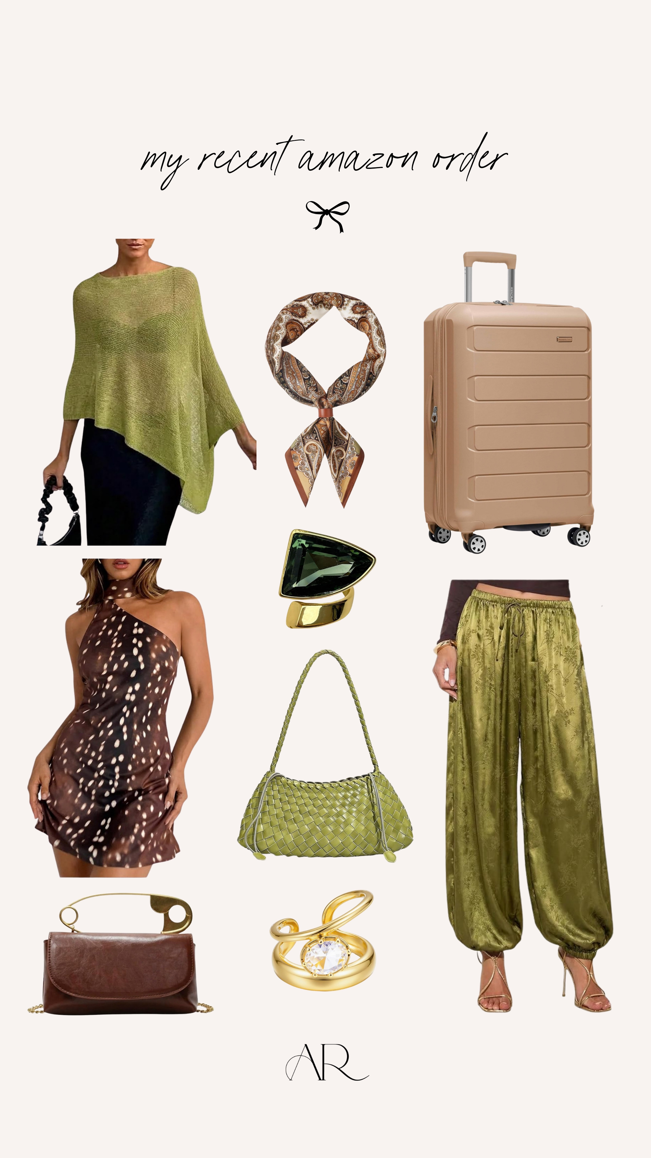 my amazon order from this week! loving the safety pin purse! 
midsize outfits, fall accessories, travel suitcase 

 #LTKgrwm #LTKootd #LTKMidsize
