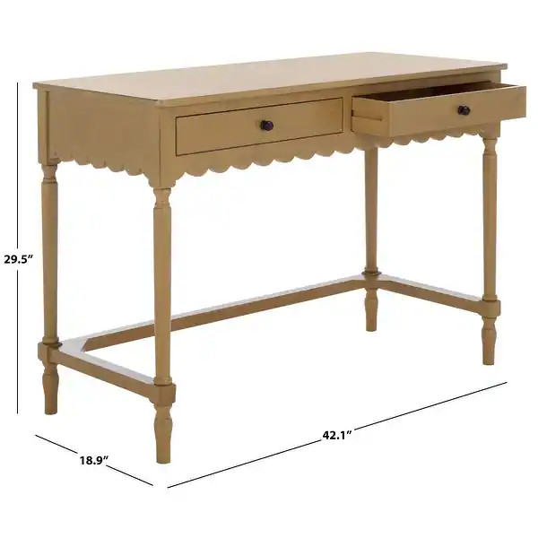 SAFAVIEH Haven 2-Drawer Desk - Bed Bath & Beyond - 42567211 | Bed Bath & Beyond