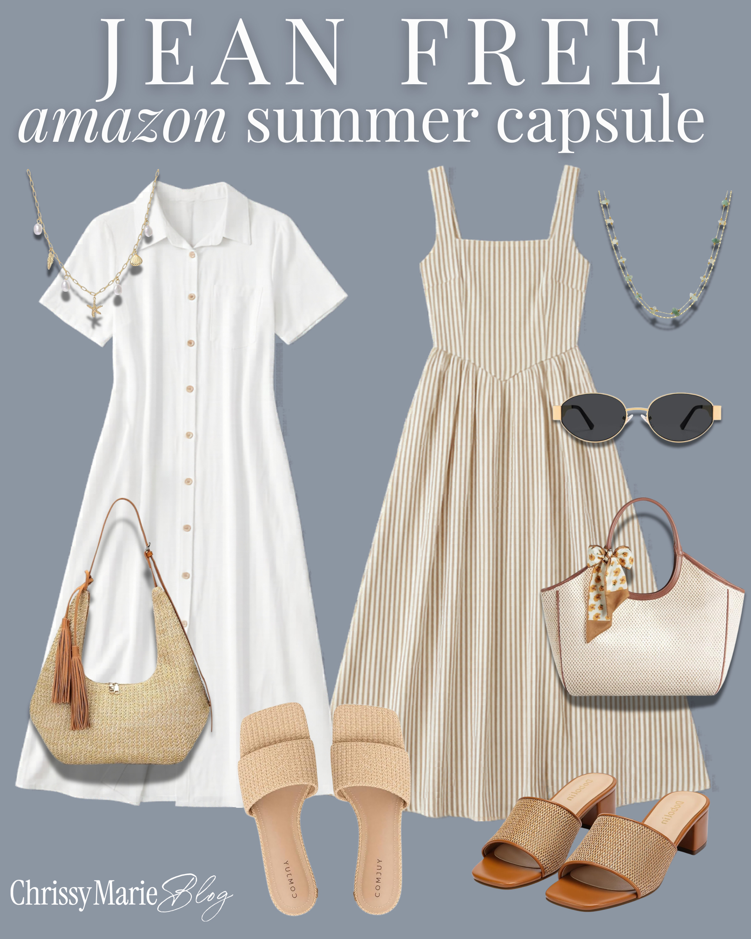 The jean free summer capsule is here. Flowy, effortless and nothing constricting — all from Amazon 

 #LTKgrwm #LTKootd #LTKmomlife