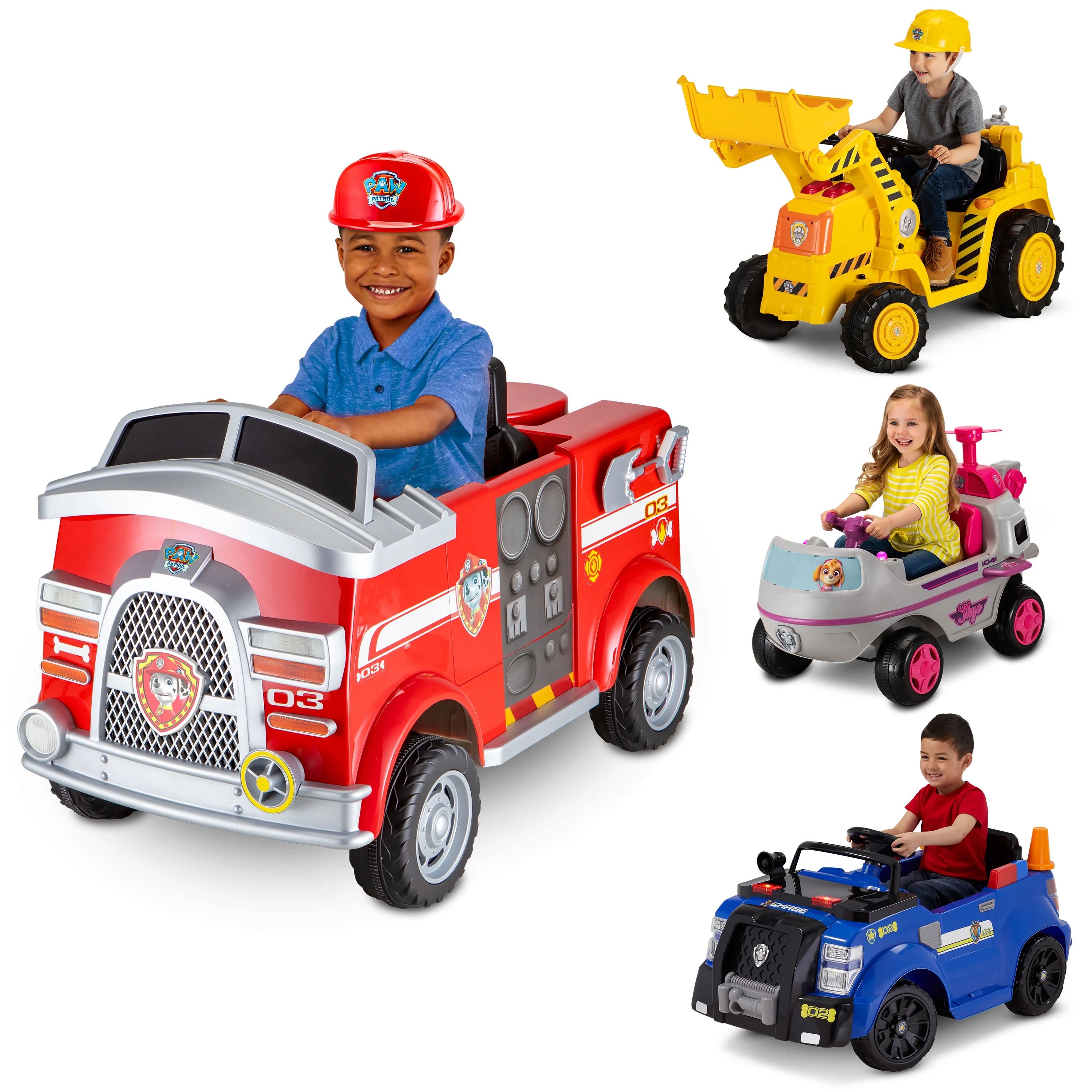 Nickelodeon's PAW Patrol: Marshall Rescue Fire Truck, Ride-On Toy by Kid Trax - Walmart.com | Walmart (US)