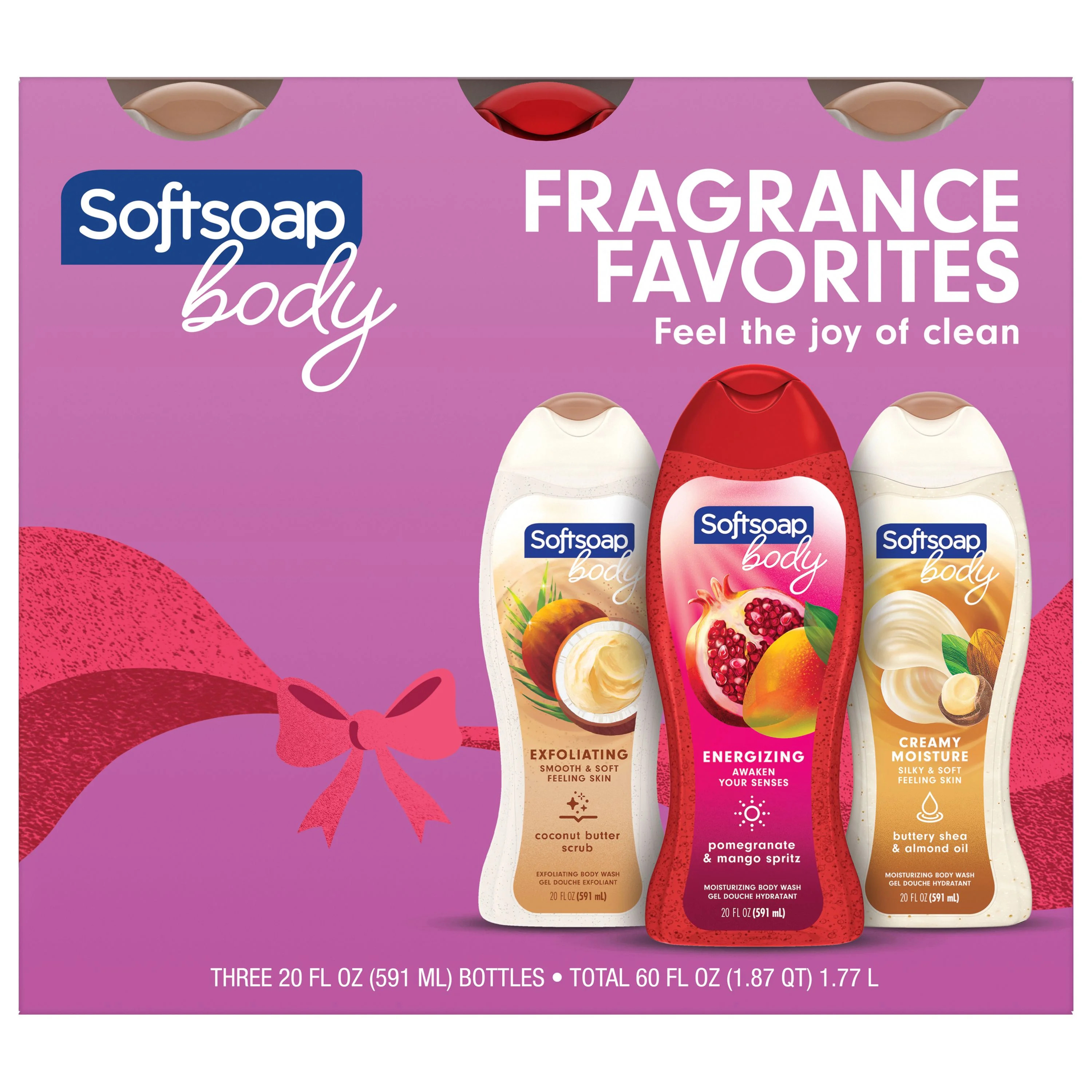 Softsoap Body Wash, Holiday Gift Set, 20 oz 3 Pack | Walmart (US)