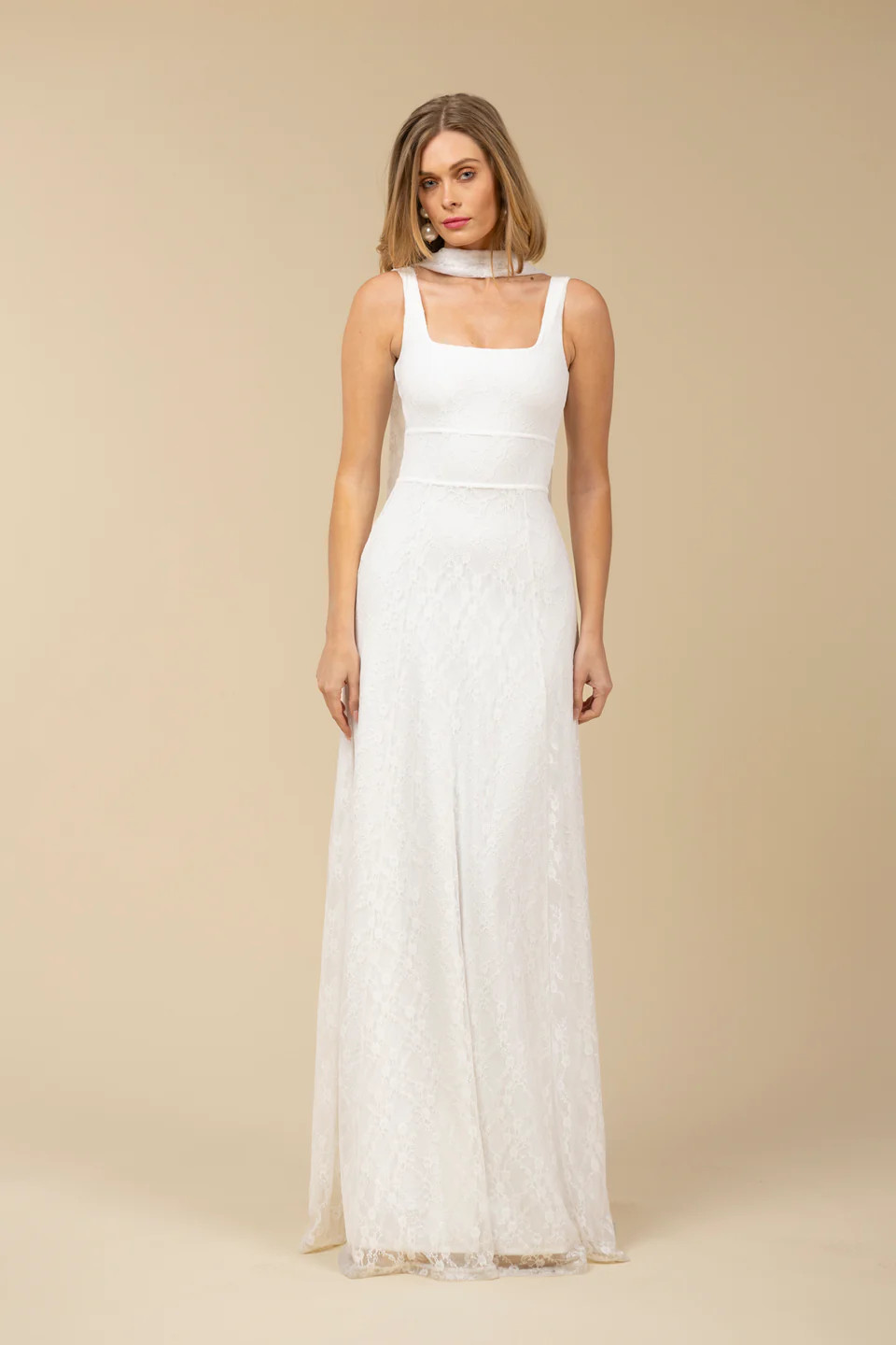 The Cosette Dress - Off White | Smith and Quinn