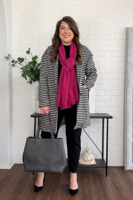 This coat does double duty as a workwear office jacket when it’s really cold! 

Womens business professional workwear and business casual workwear and office outfits midsize outfit midsize style 

#LTKfindsunder100 #LTKworkwear #LTKmidsize
