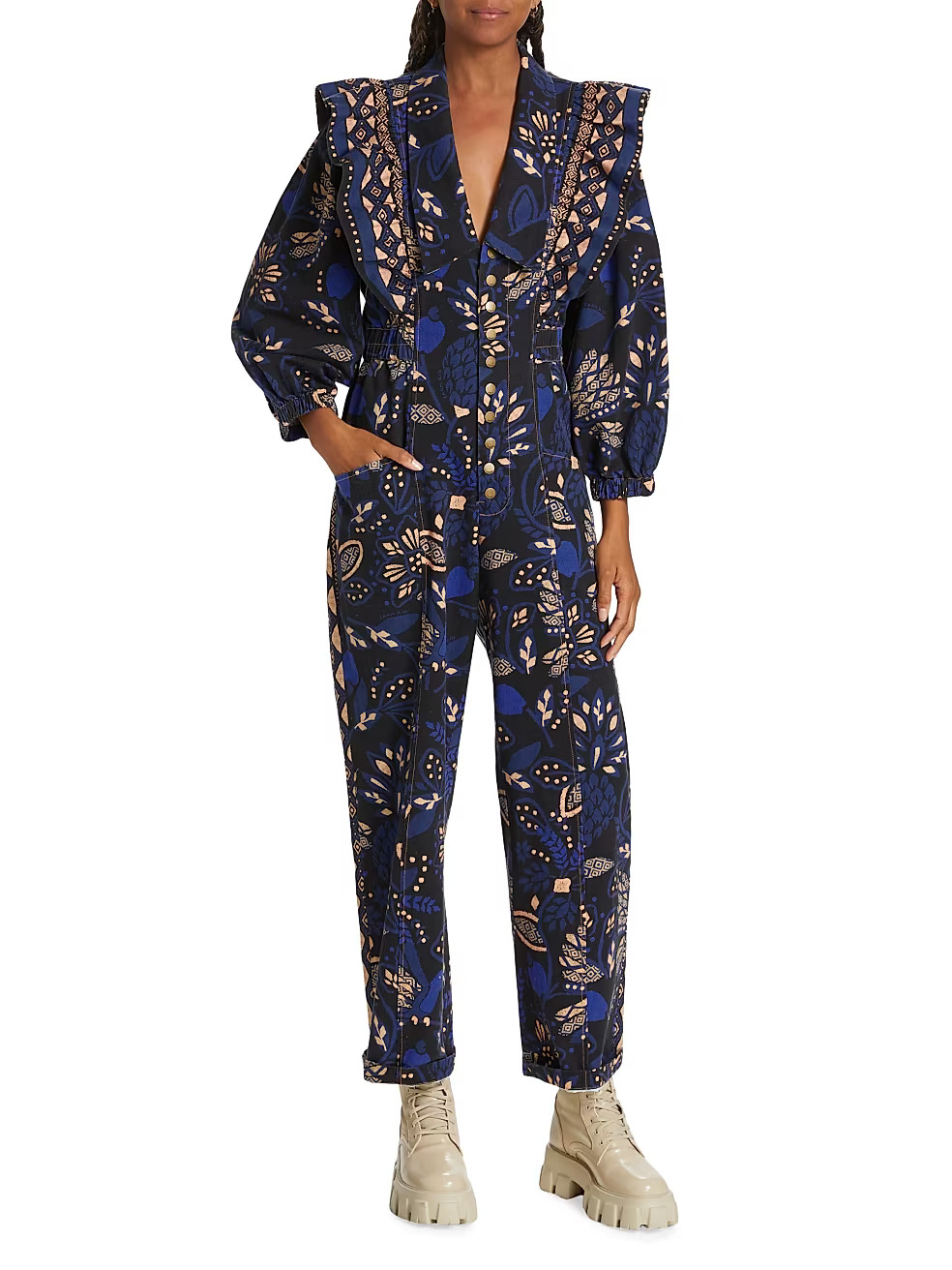 Macaw Forest Jumpsuit | Saks Fifth Avenue