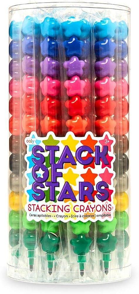 OOLY, Stack of Stars, Stacking Crayons - Tub of 24 | Amazon (US)