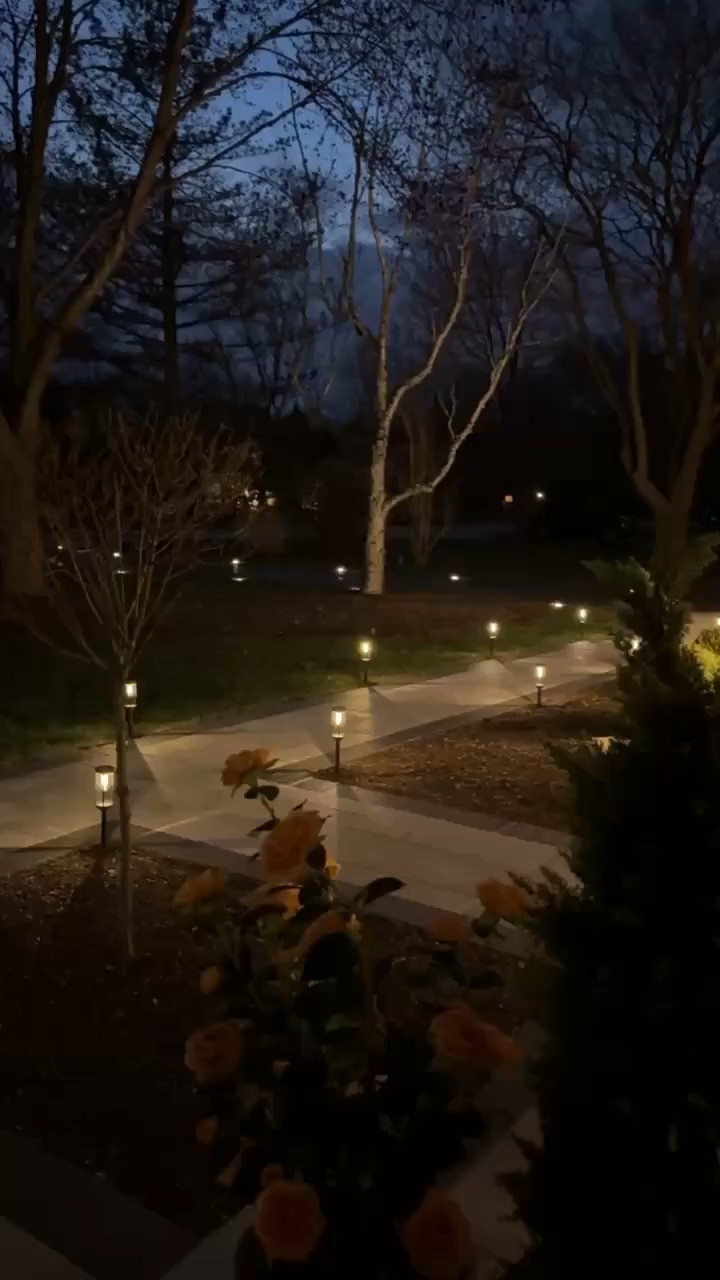 Patio season ready ✅ I love these Amazon solar pathway lights. They have elevated the front of our home completely and I wish I would have added them sooner! Linking all of our Amazon outdoor lights! 

#LTKHome #LTKSeasonal
