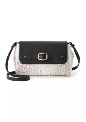 Brahmin Jenah Crossbody, White | Belk