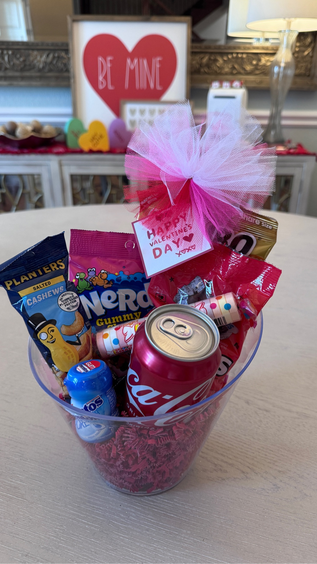  Need a last-minute Valentine’s gift that looks thoughtful (but doesn’t cost much), run to Dollar Tree. Everything in this basket was $1.25 and it came together in under 10 minutes.#ltkgift #gifting #dollartree #diygifts #asmr 

#LTKSeasonal #LTKValentine