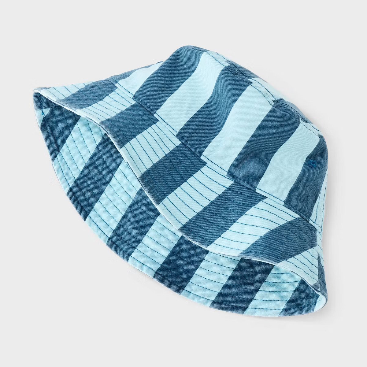 Baby Boys' Striped Bicolor Blue Bucket Hat - Cat & Jack™ Blue | Target