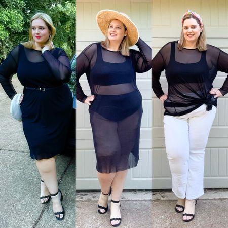 Three ways to wear this fabulous mesh dress and the pieces to pair with them. Save 30% off sitewide at Universal Standard and use my code to save an extra 10% with code INFS-AMBMANDY 

#LTKStyleTip #LTKSaleAlert #LTKPlusSize