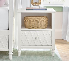 AERIN Lattice Nightstand (21") | Pottery Barn Kids