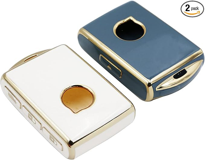 2 Pcs for Volvo Key Fob Cover XC90 XC60 S60 XC40 Keyless Full Covered Key Protector Shell TPU Fas... | Amazon (US)