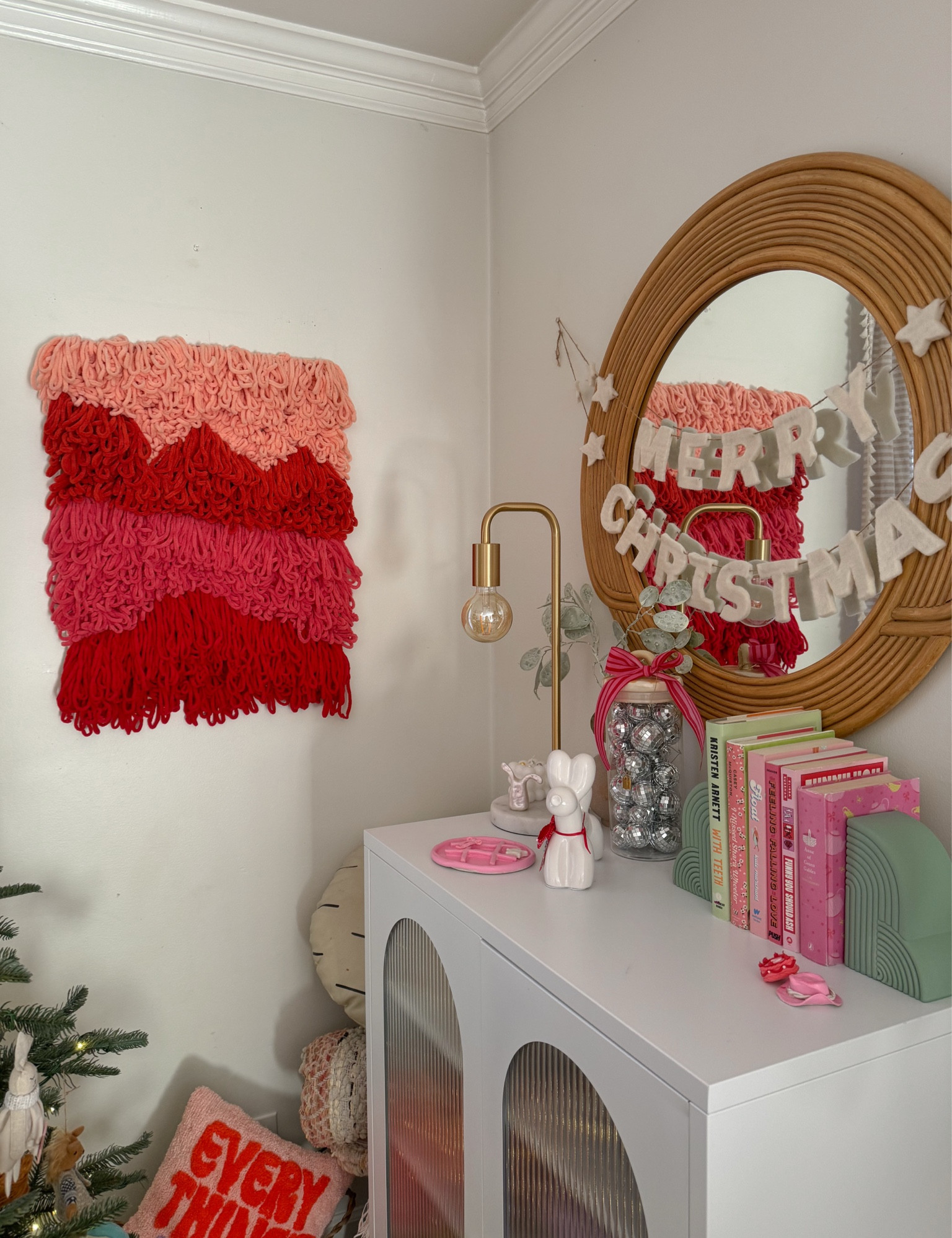 cozy holiday corner — holiday decor — pink, red & bows 🎅🏼♥️🎀

#LTKHoliday #LTKSeasonal #LTKHome