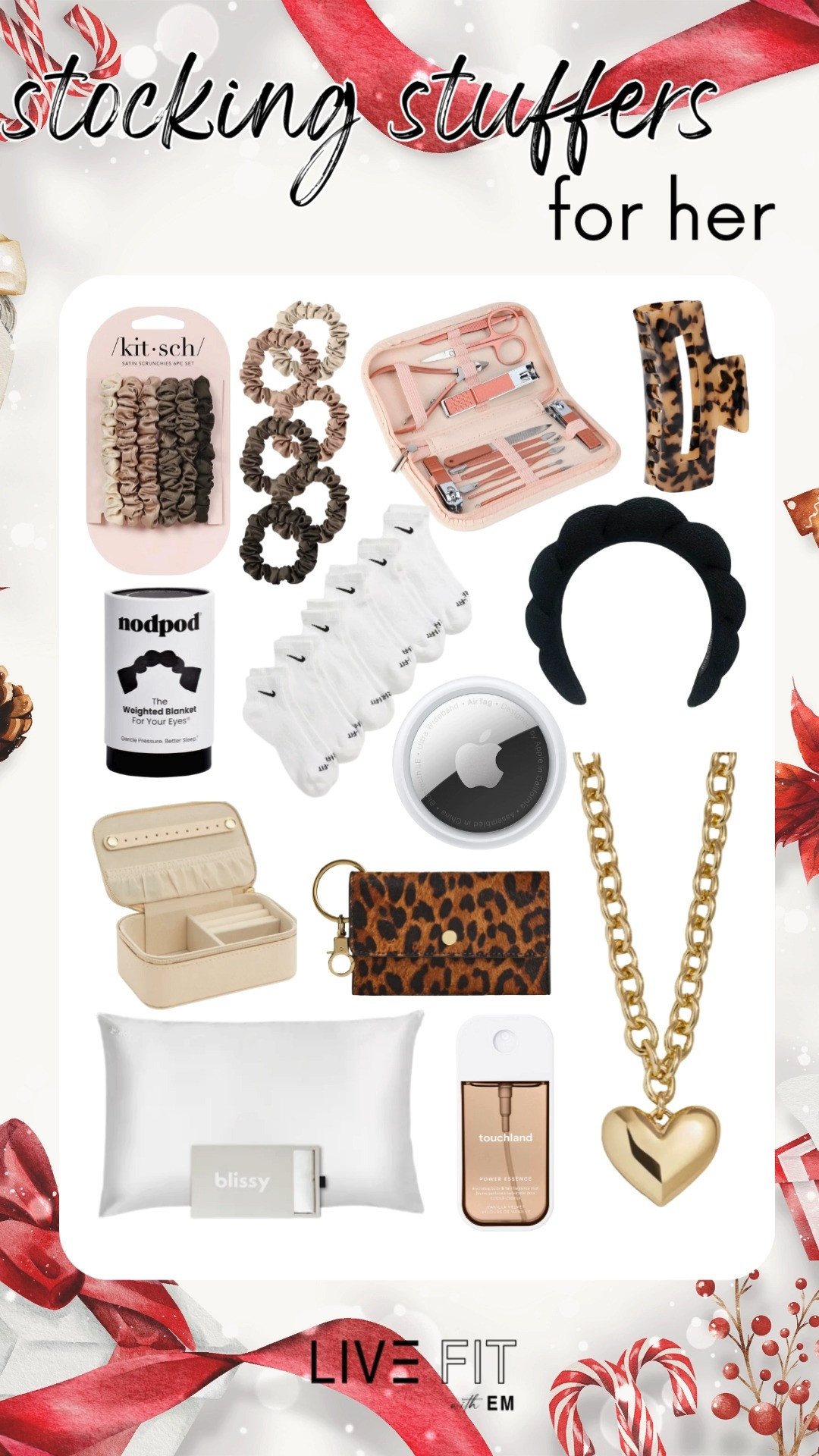 Stocking stuffers for her should feel cute, thoughtful, and a little fun without trying too hard. Sharing small picks that make a big holiday moment. ✨🎁💗 #stockingstuffers #giftsforher #giftguide #ltkholiday #holidaygifts #ltkstyle #festivefinds #holidayinspo #cozygifts #giftideas 

 #LTKGiftGuide #LTKHoliday #LTKSeasonal