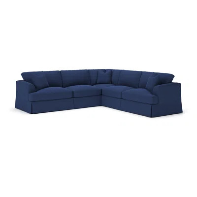 Lucia 4 - Piece Slipcovered L-Sectional | Wayfair North America