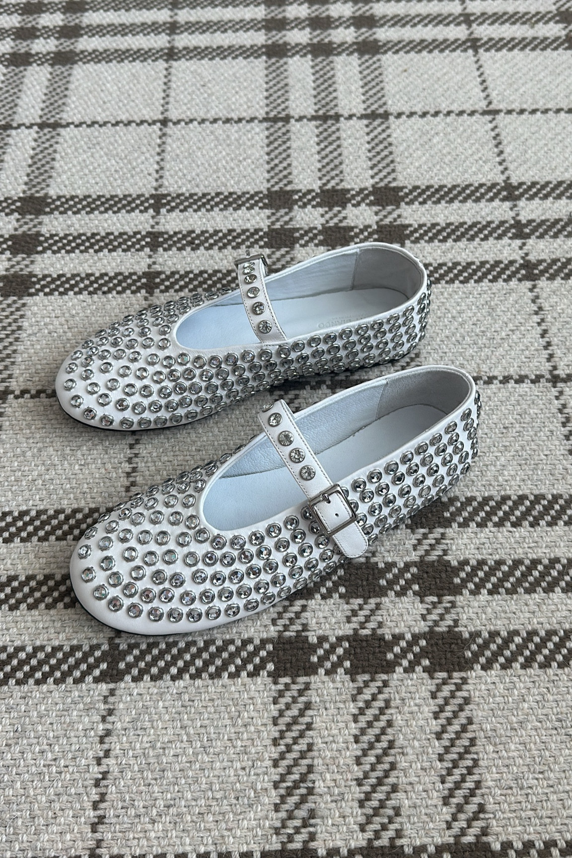 Miami white Napa ballerinas from Tony bianco - runs true to size. Also comes in black. Ready to ship :) great dupe of alaia shoes  