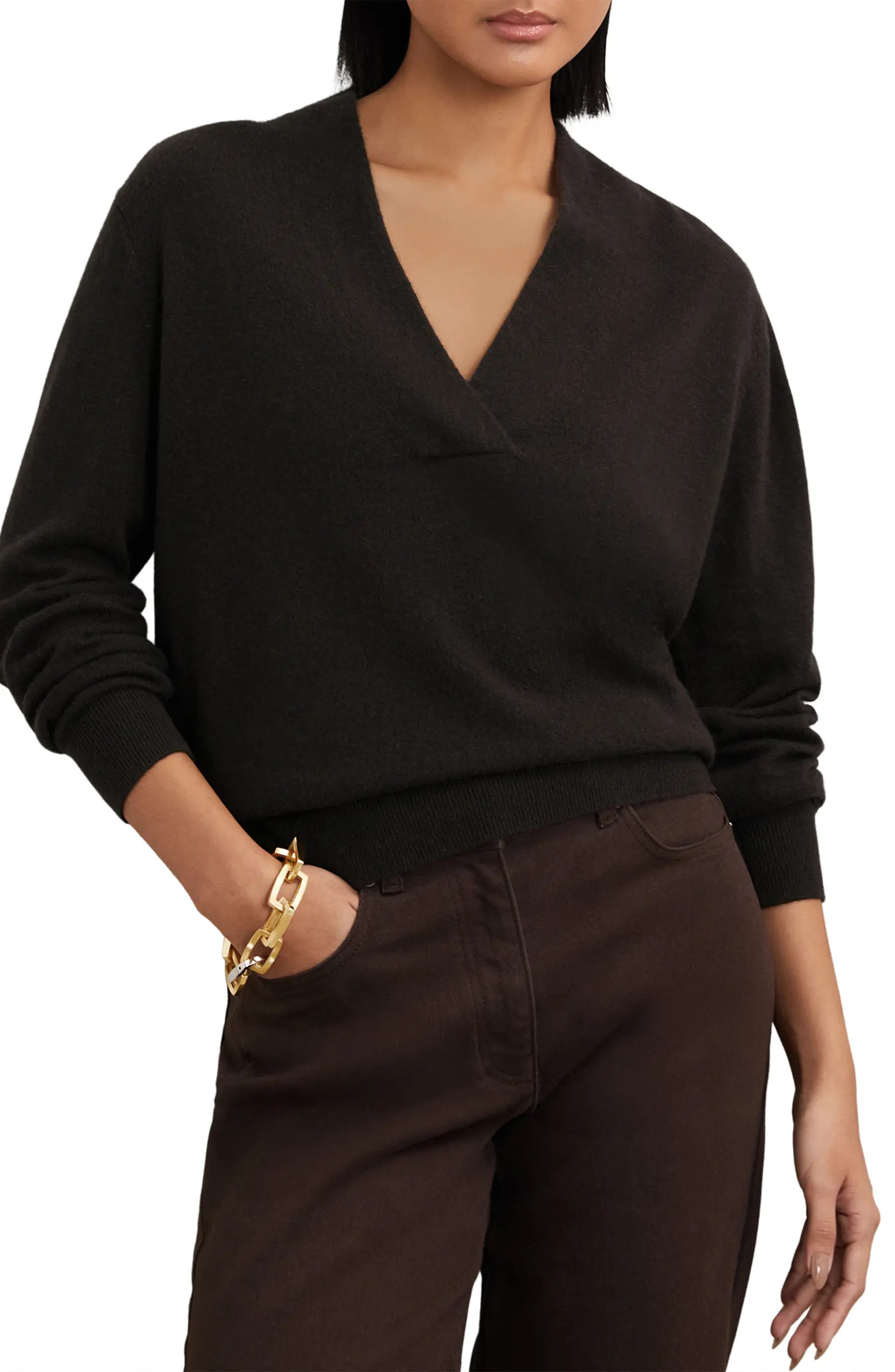 Mia Relaxed Fit Cashmere Blend Sweater | Nordstrom