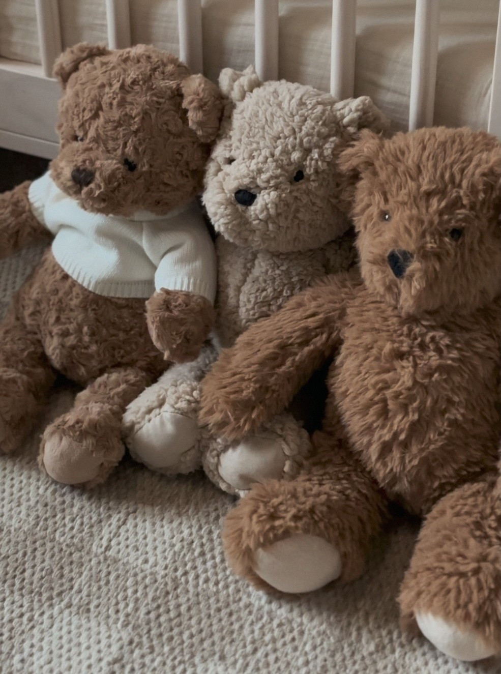 Our favorite teddy bears 🤎 Classic, neutral, and the sweetest addition to any nursery or playroom. Perfect for little hands and a timeless keepsake.

classic teddy bear, neutral teddy bear, baby toys, toddler toys, nursery decor, timeless toys, heirloom toys, minimalist nursery, LTK baby, LTK kids, LTK holiday

#LTKGiftGuide #LTKKids #LTKHoliday