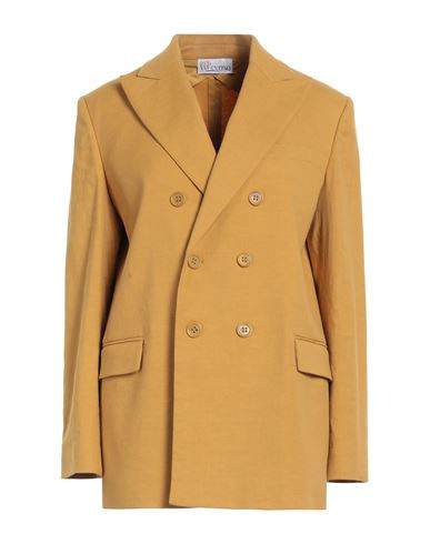Red Valentino Woman Blazer Mustard Size 4 Linen, Cotton, Elastane | YOOX (US)