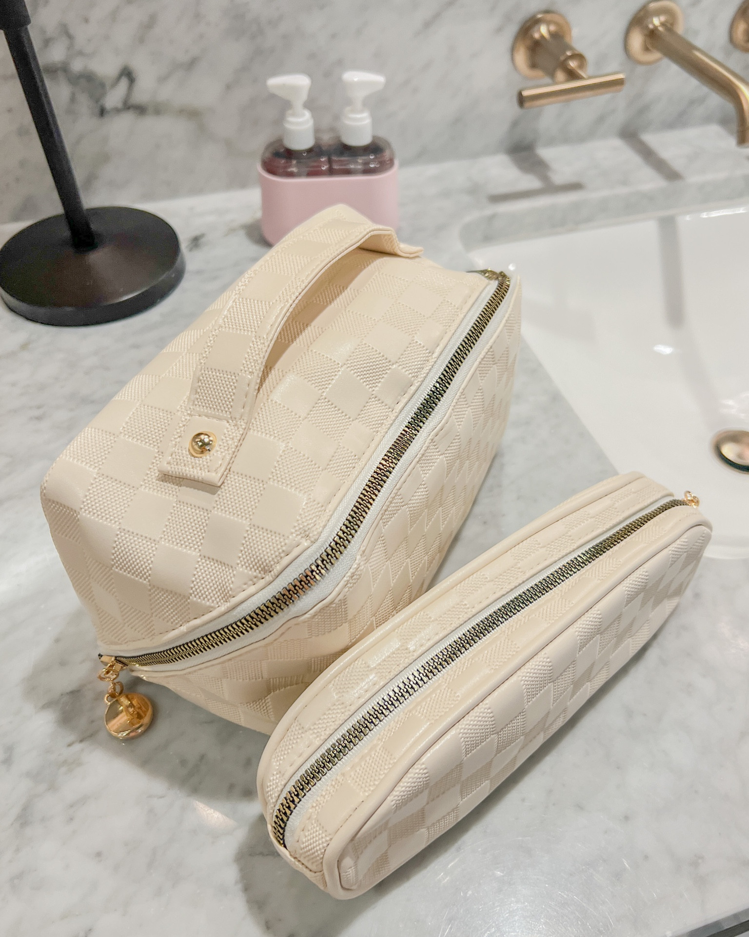 Travel white cream makeup bag from Amazon

#LTKtravel #LTKGiftGuide #LTKunder50