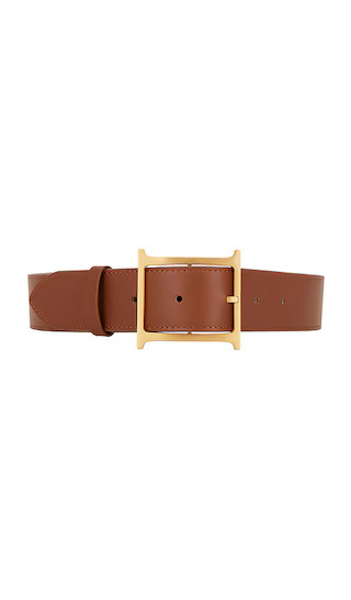 Logo Belt in Brown | Revolve Clothing (Global)