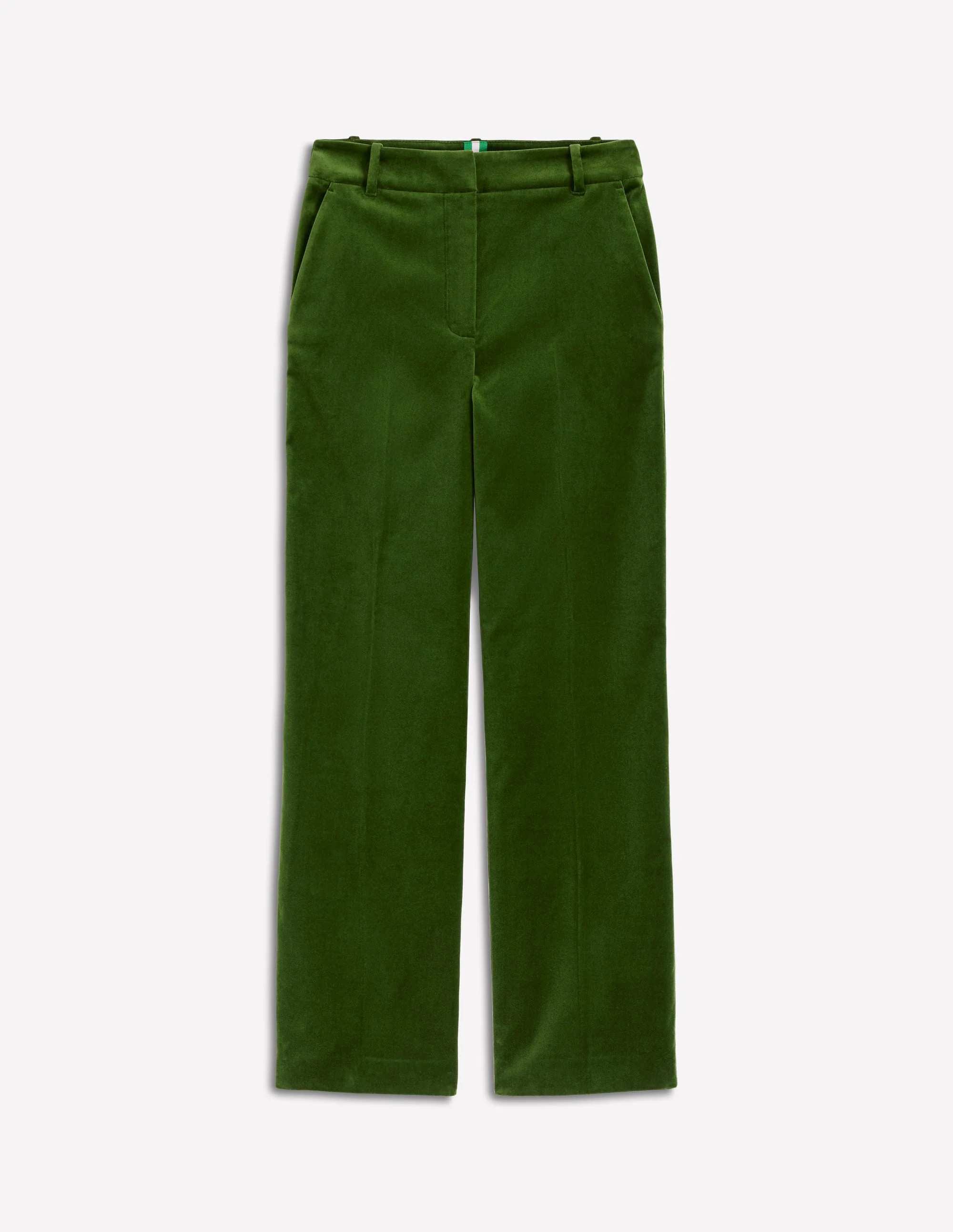 Canonbury Velvet Pants-Green Fir | Boden (US)