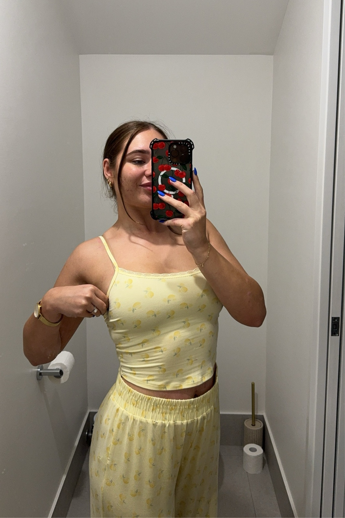 The CUTEST pjs can we talk about the lemon print!!?🥹🍋

sadly the bottoms are currently sold out but restocking soon hopefully! 