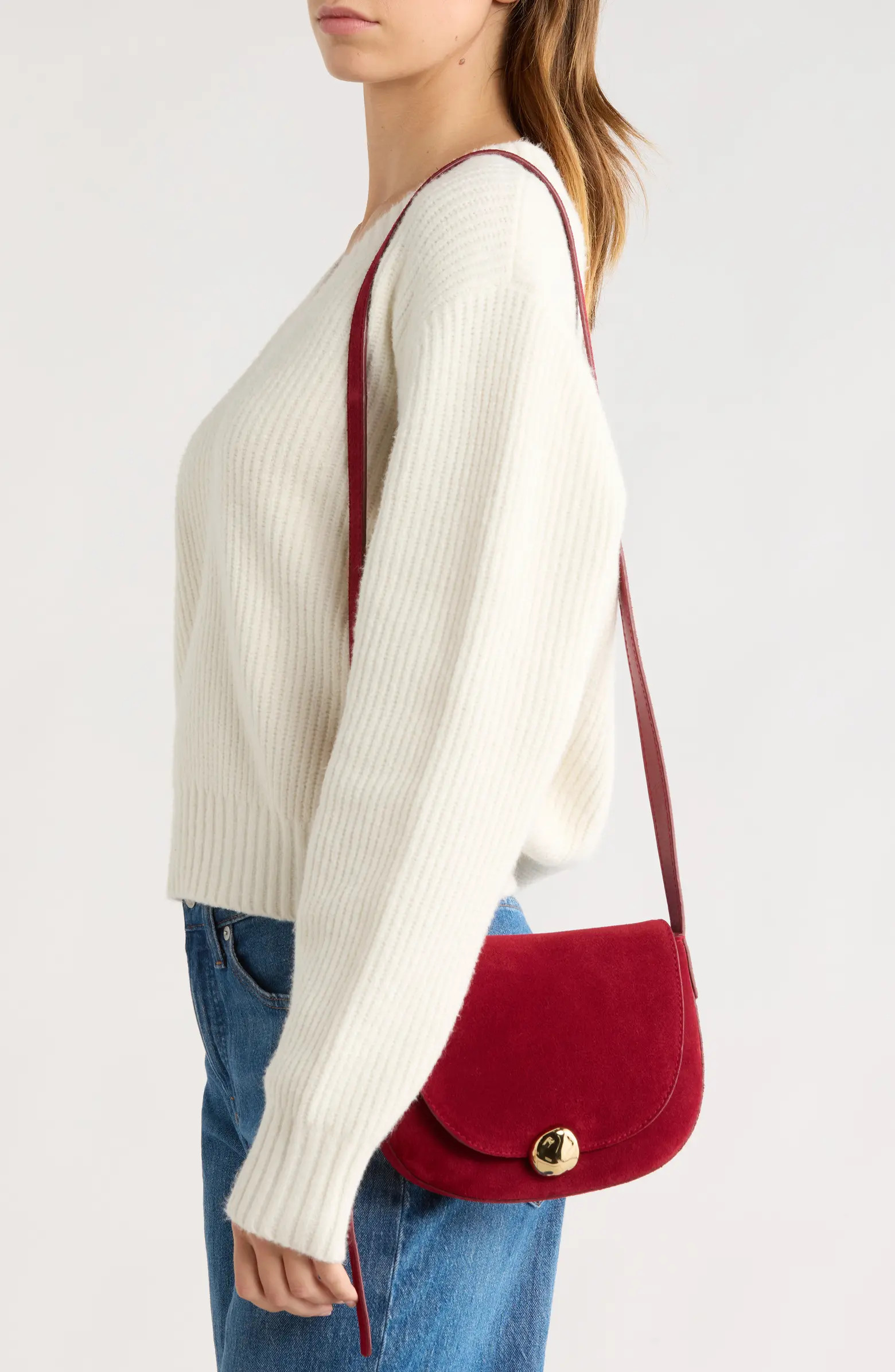 Madewell The Small Dakota Suede Saddle Bag | Nordstrom | Nordstrom