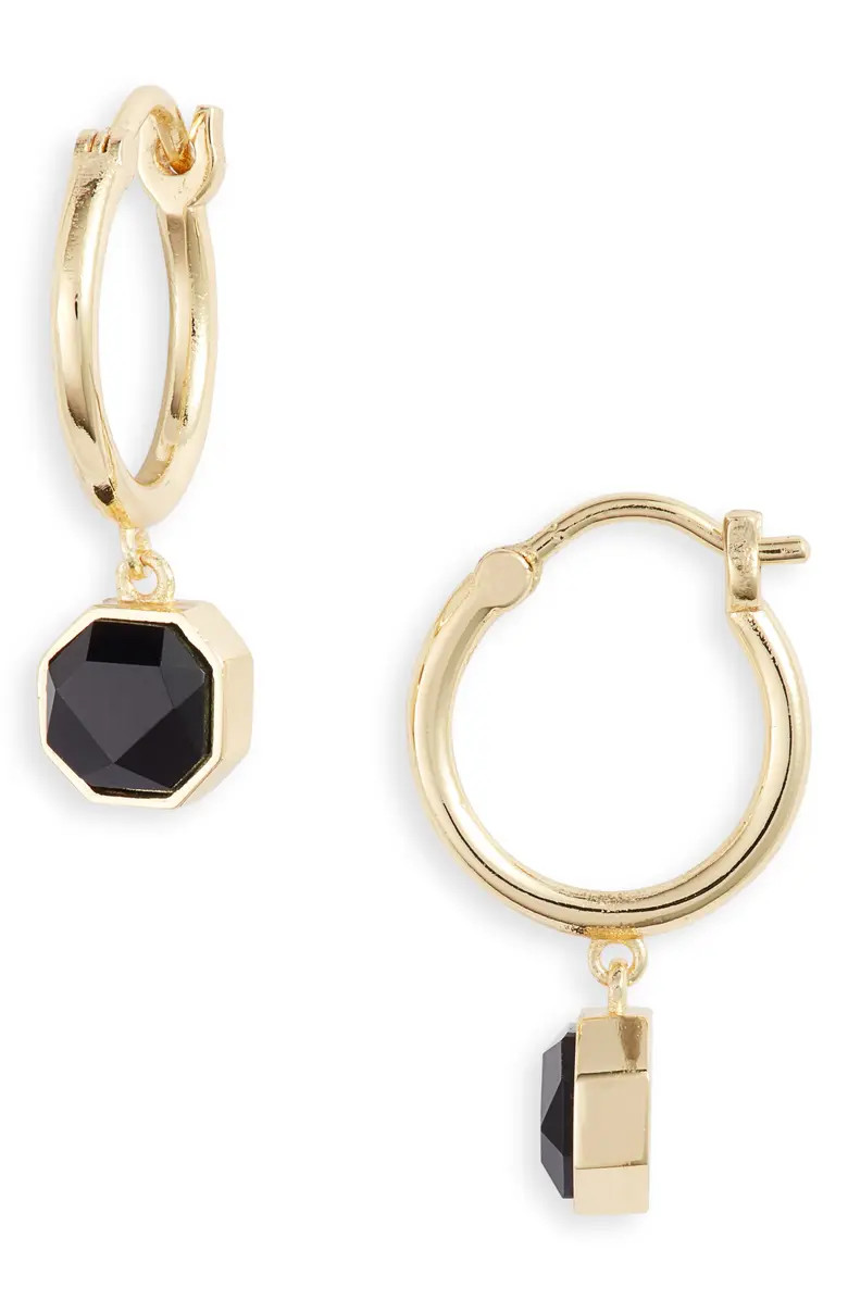 Power Stone Charm Huggie Earrings | Nordstrom