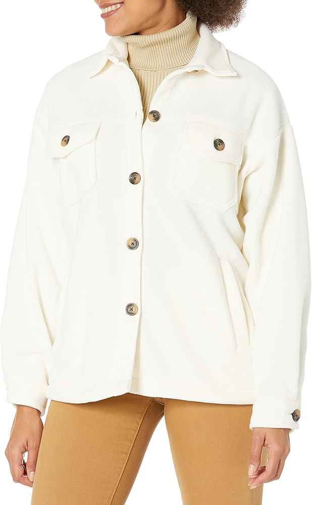 UNIONBAY Women's Micro Fleece Shacket | Amazon (US)