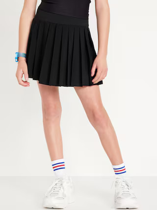 High-Waisted Pleated Performance Skort for Girls | Old Navy (US)