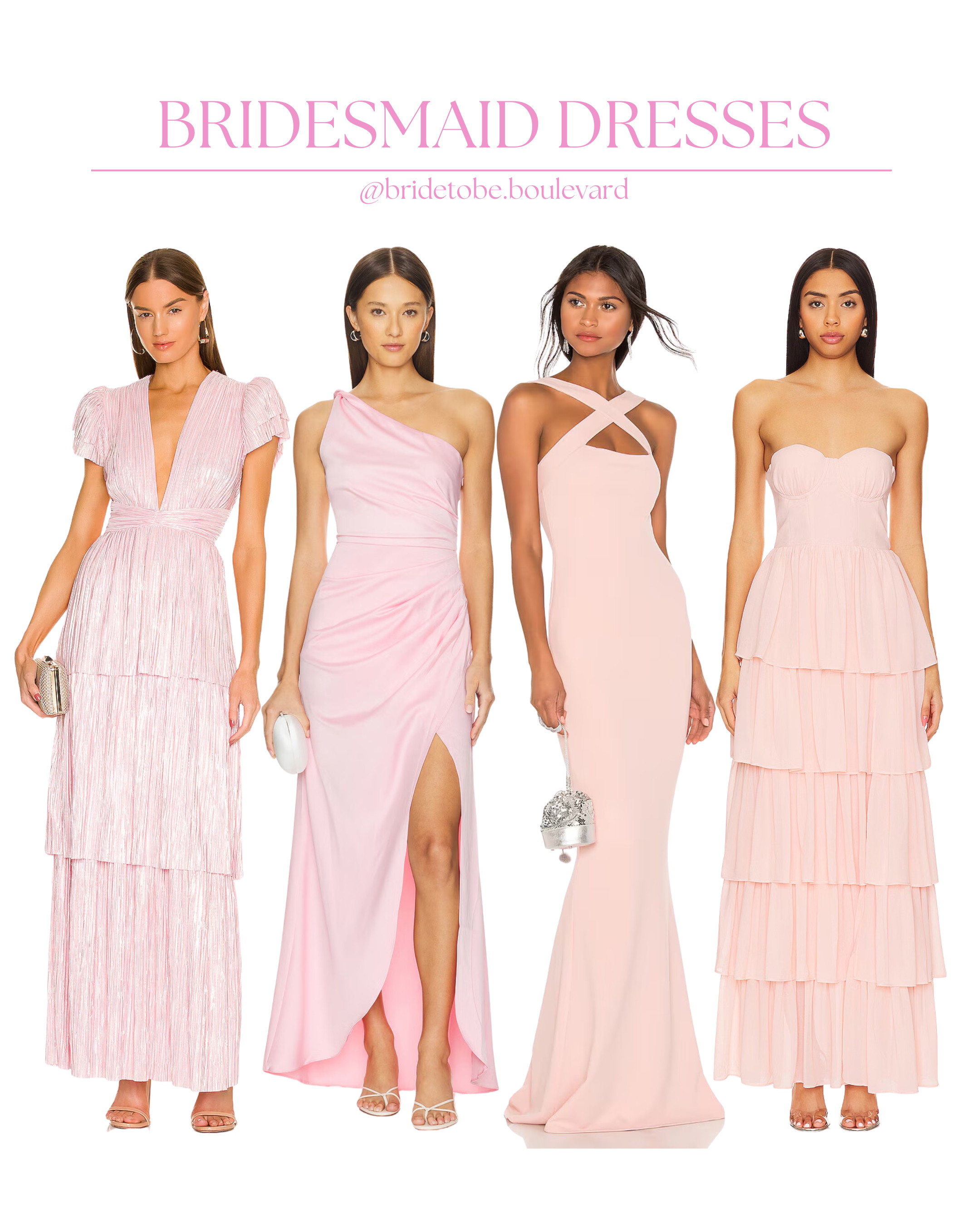 💐 Pretty in Pink 💐 These stunning pink bridesmaid dresses are perfect for a spring or summer wedding! 🌸 Whether you’re planning a garden ceremony or a sunny outdoor celebration, these dresses bring elegance and charm to your bridal party. Shop these dreamy looks now! #BridesmaidStyle #SpringWedding #SummerWedding #WeddingInspo #LTKBridal 

 #LTKParties #LTKWedding