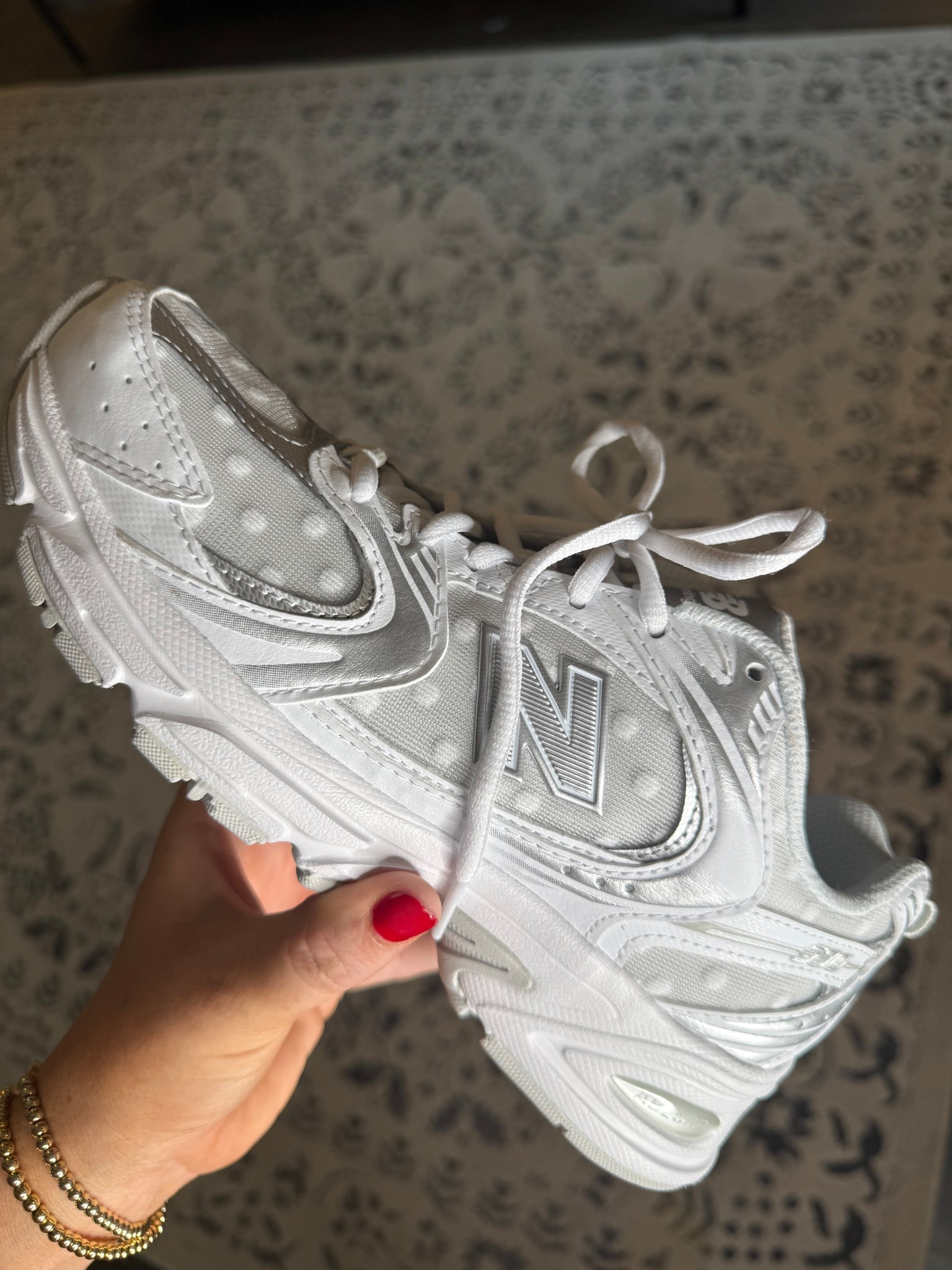 New balance 530’s with polka dots!
