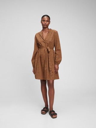 Tie-Belt Print Dress | Gap (US)