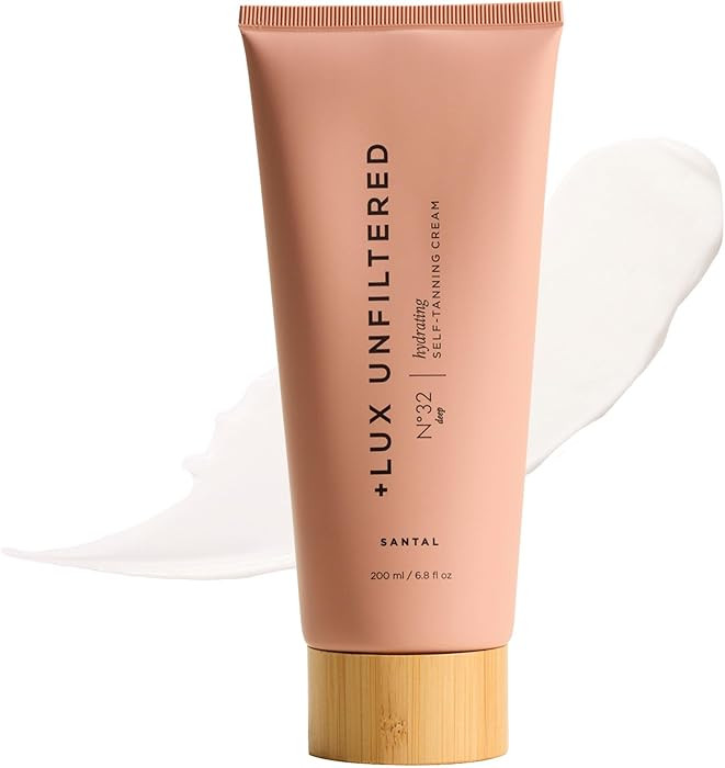+ Lux Unfiltered N°32 Deep Gradual Self Tanner, Hydrating Self Tanning Lotion with Shea Butter &... | Amazon (US)