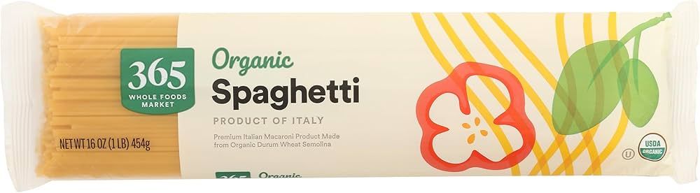 365 by Whole Foods Market, Organic Spaghetti, 16 Ounce | Amazon (US)