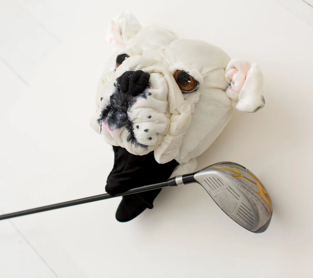 Golf Club Headcover ,custom DOG Portrait Bulldog ,golfer Gift - Etsy Slovenia | Etsy (EU)