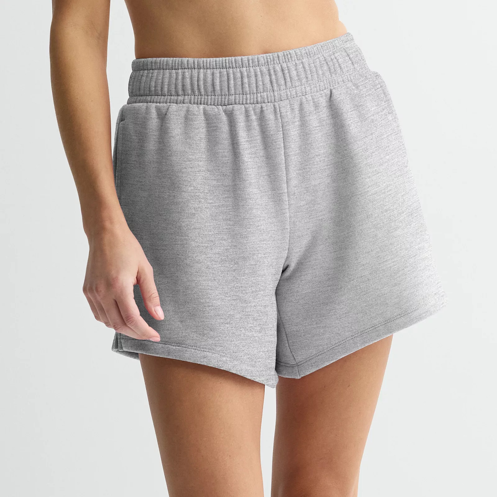 Women's Tek Gear® Ultrasoft Fleece Shorts, Size: Large, Dark Frost Grey | Kohl's