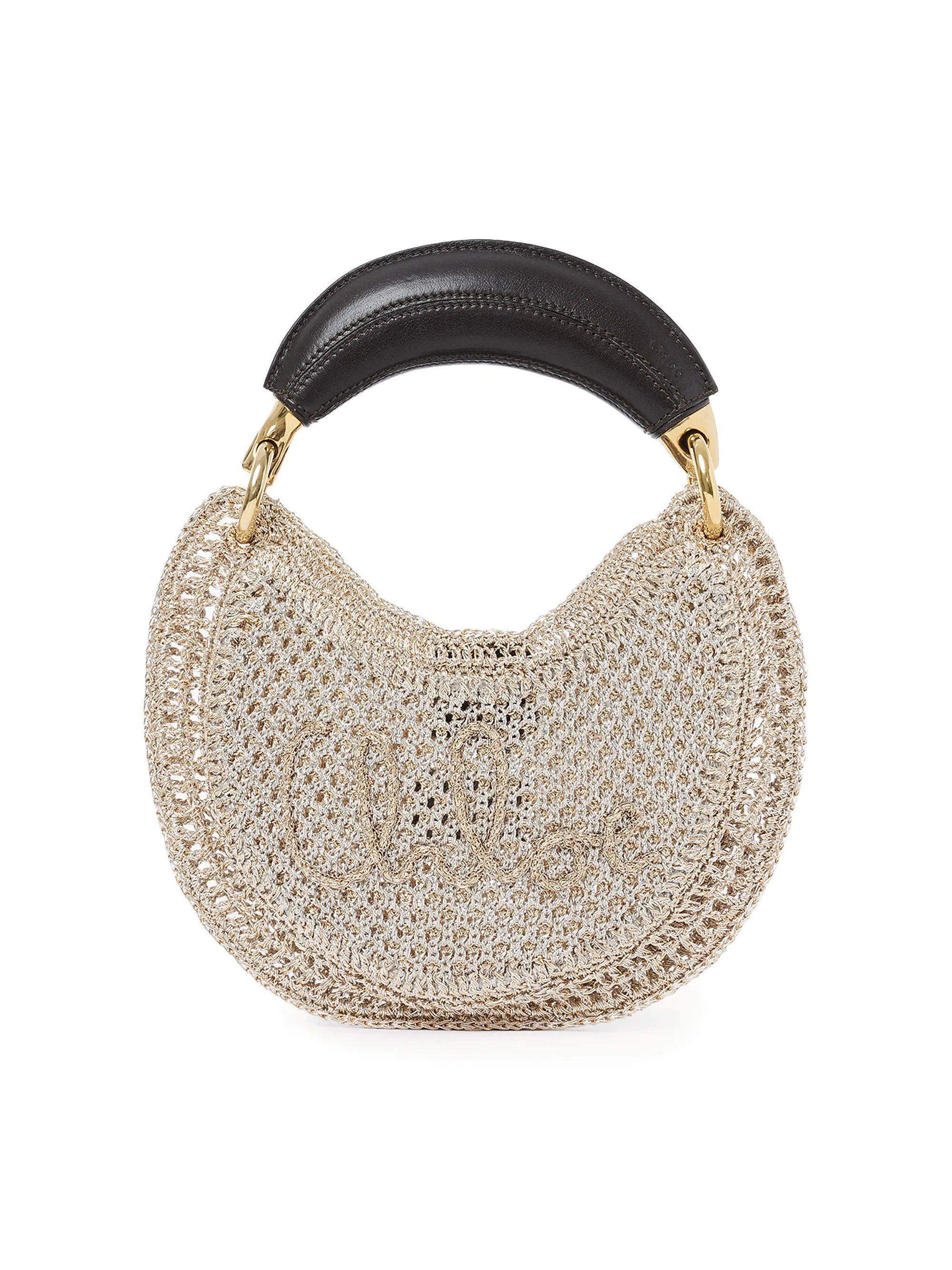 Mini Summer Banana Glitter Crochet Top Handle Bag | Saks Fifth Avenue