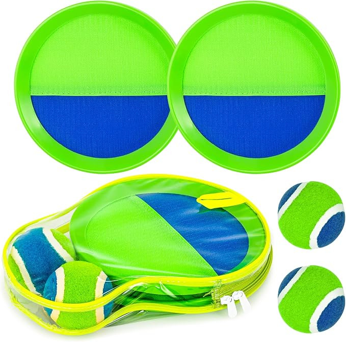 Sticky Toss and Catch Ball Game Set - Kids & Toddlers Outdoor Indoor Activity Toys for Boys Girls... | Amazon (US)