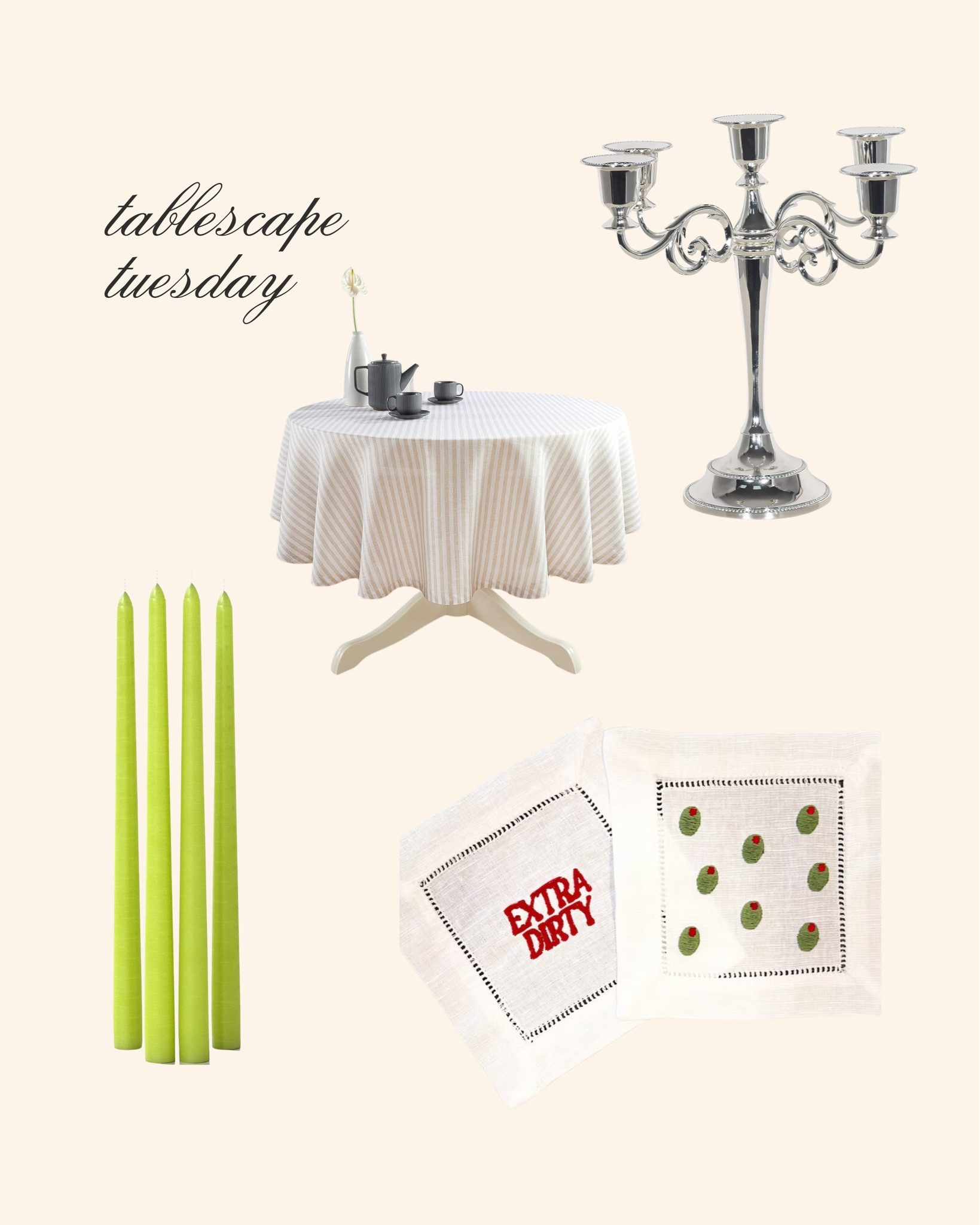 Tablescape Tuesday! 〰️

#LTKhome #LTKparties #LTKfindsunder100