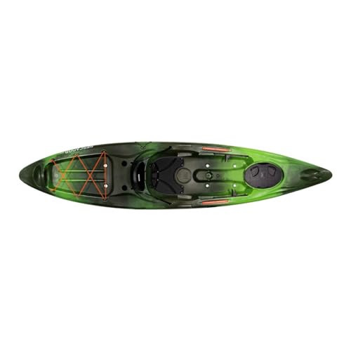 Perception Pescador 12 | Sit on Top Fishing Kayak with Front Storage Well | Large Rear Storage and Dual Rod Holders | 12' - Moss Camo | Amazon (US)