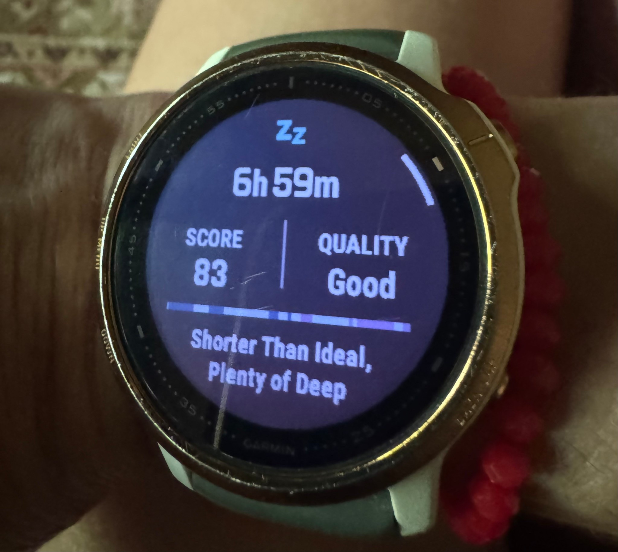 This is why my Garmin is my friend but oh my!!! I was aiming for 7 !!!! Call that close. Reflection: when you really want something or care about you’ll make an effort to seep despite all else. 3 more sleeps till marathon. #GarminRunning 

#LTKActive #LTKOver40