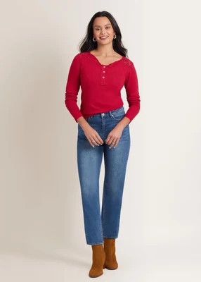 Emily Straight Leg Jean - Medium Wash | Venus Swim