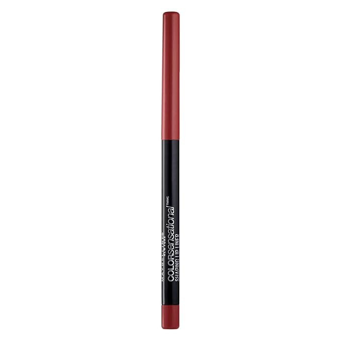 Maybelline Color Sensational Shaping Lip Liner with Self-Sharpening Tip, Brick Red, Red, 1 Count | Amazon (US)
